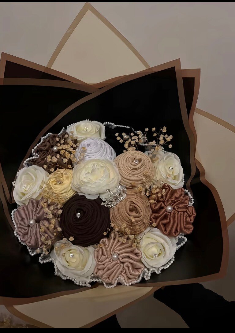 Bouquet de fleurs en tissu