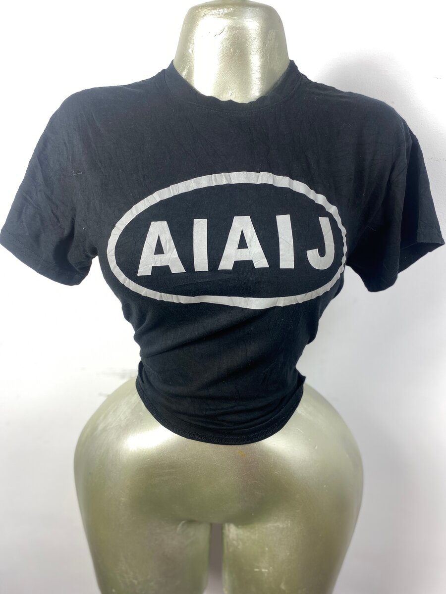 T-shirt unisexe "AIAIJ" noire