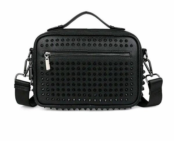 Sac bandoulière homme noir