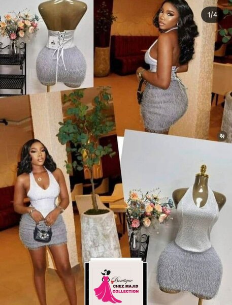 Robe à franges élégante