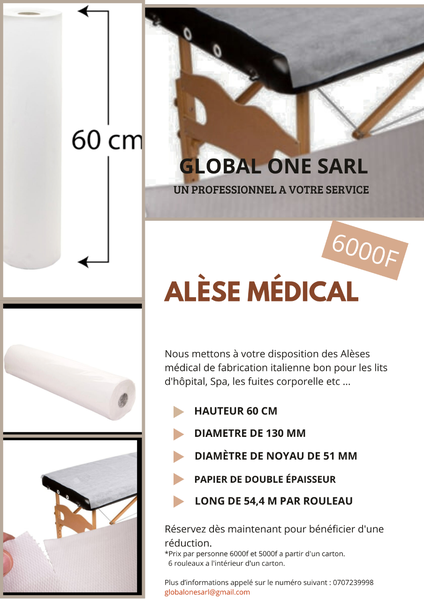 Rouleau Alèse Médical 60cm