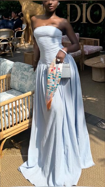 Robe longue élégante femme