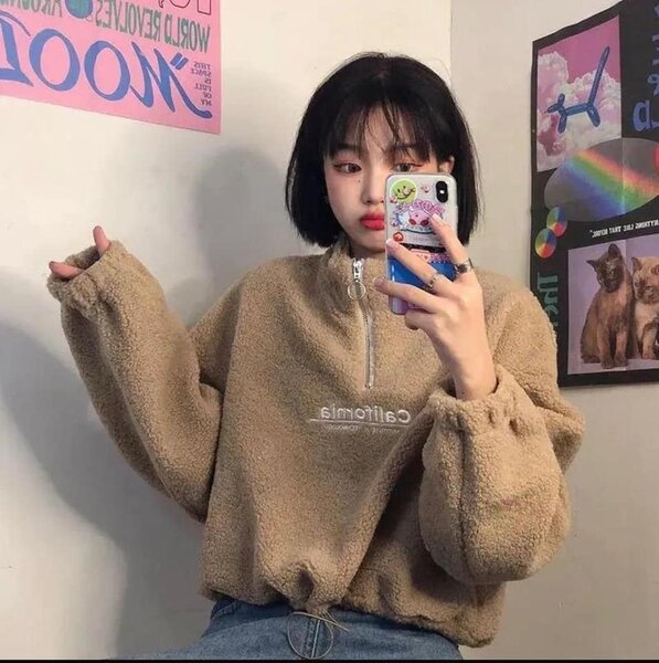 beige sweater