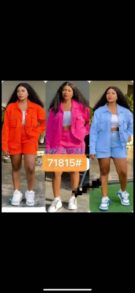 Veste et Short Colorés