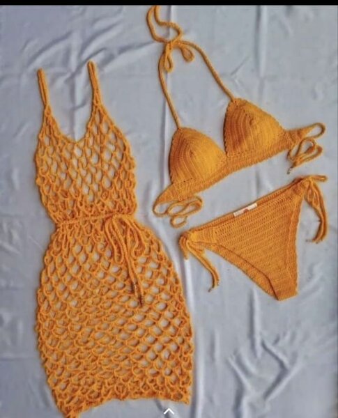 Robe crochet de plage bohème