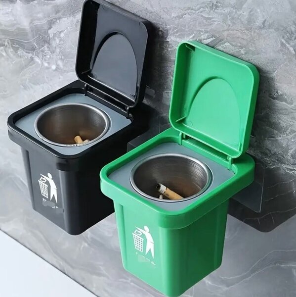 Cendrier mural compact