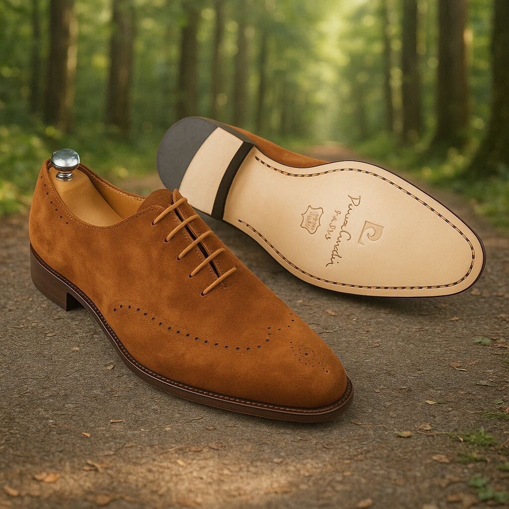 Chaussures Derby en daim