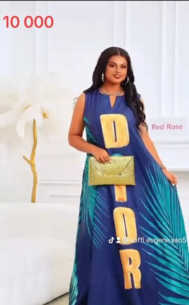 Robe Saturée Imprimée Élégante