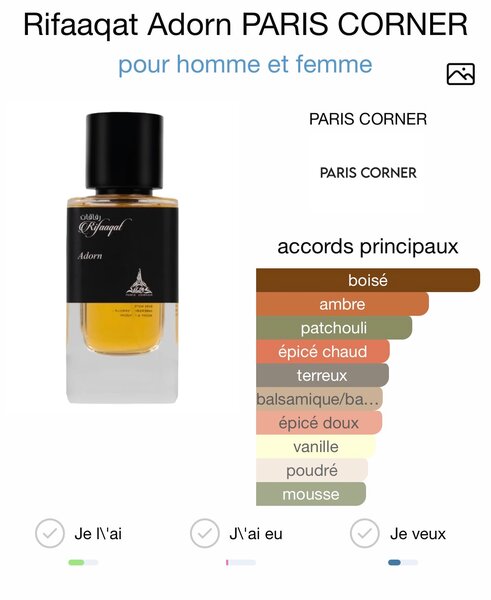 Parfum unisexe rafraîchissant