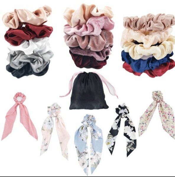 Satin, Velvet, Skinny and With Ribbons Hair Ties