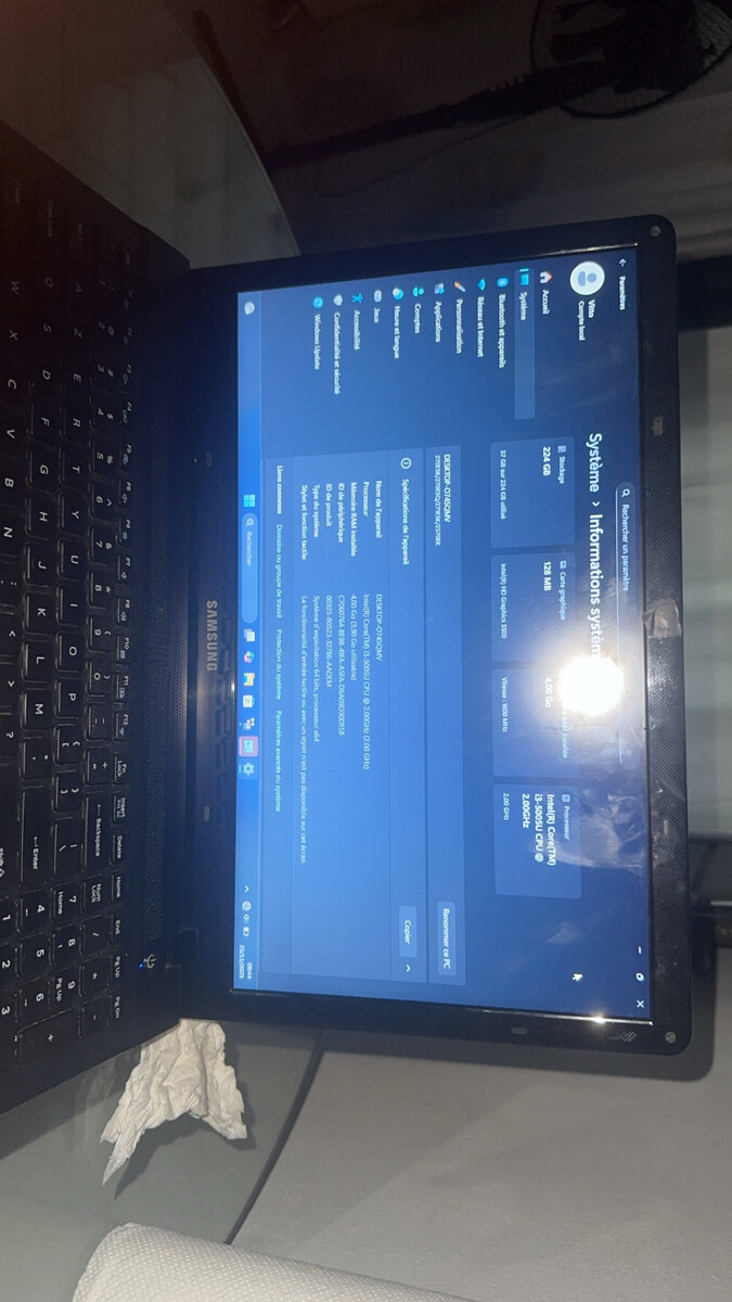 Ordinateur portable Samsung performant