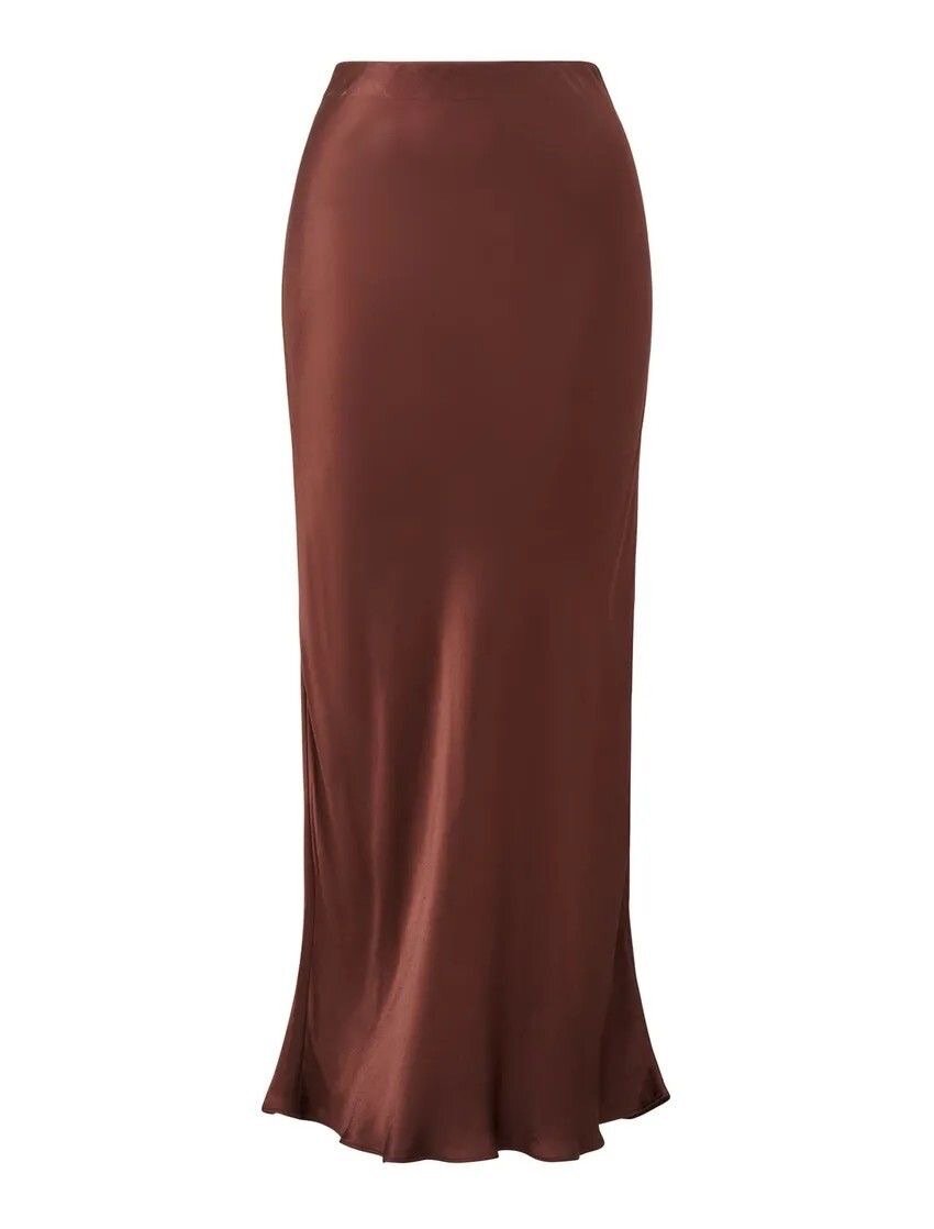 Длинные атласные юбки