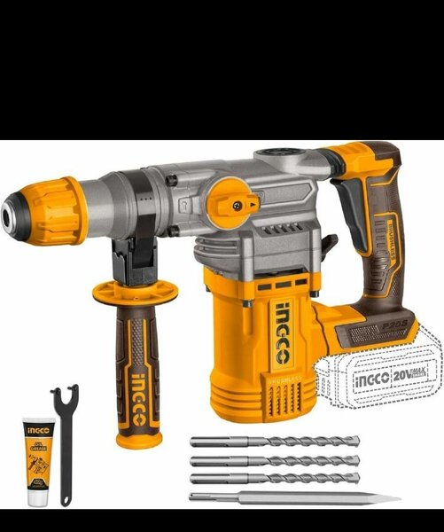 Perceuse à percussion INGCO 20V avec batterie et accessoires