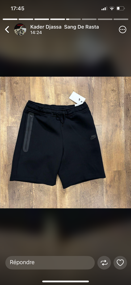 Shorts de sport noirs