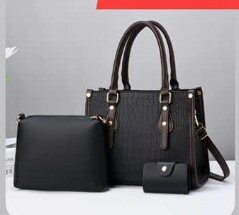 High-quality, stylish women's bag with accessories