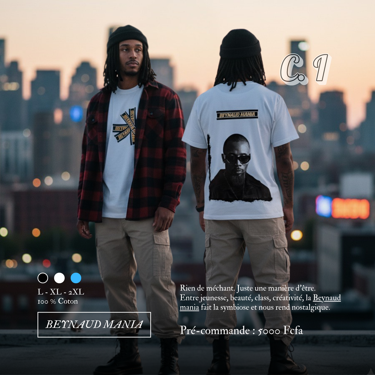 T-shirt Beynaud Mania Coton