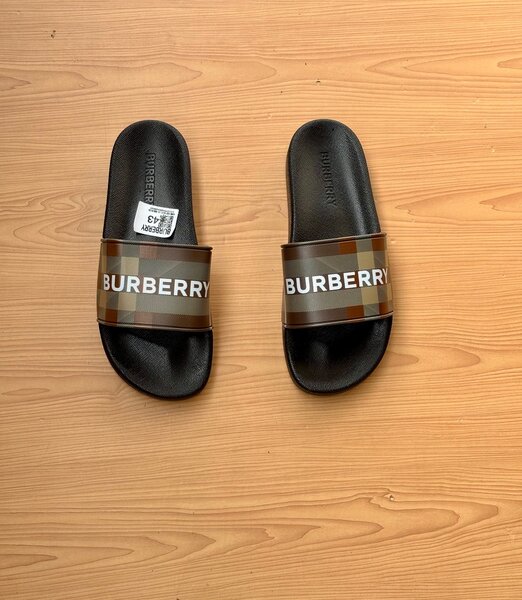 Burberry slides
