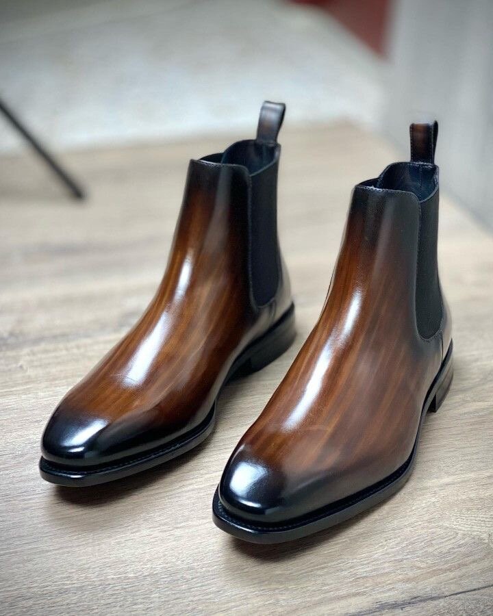 Bottes Chelsea en cuir élégantes