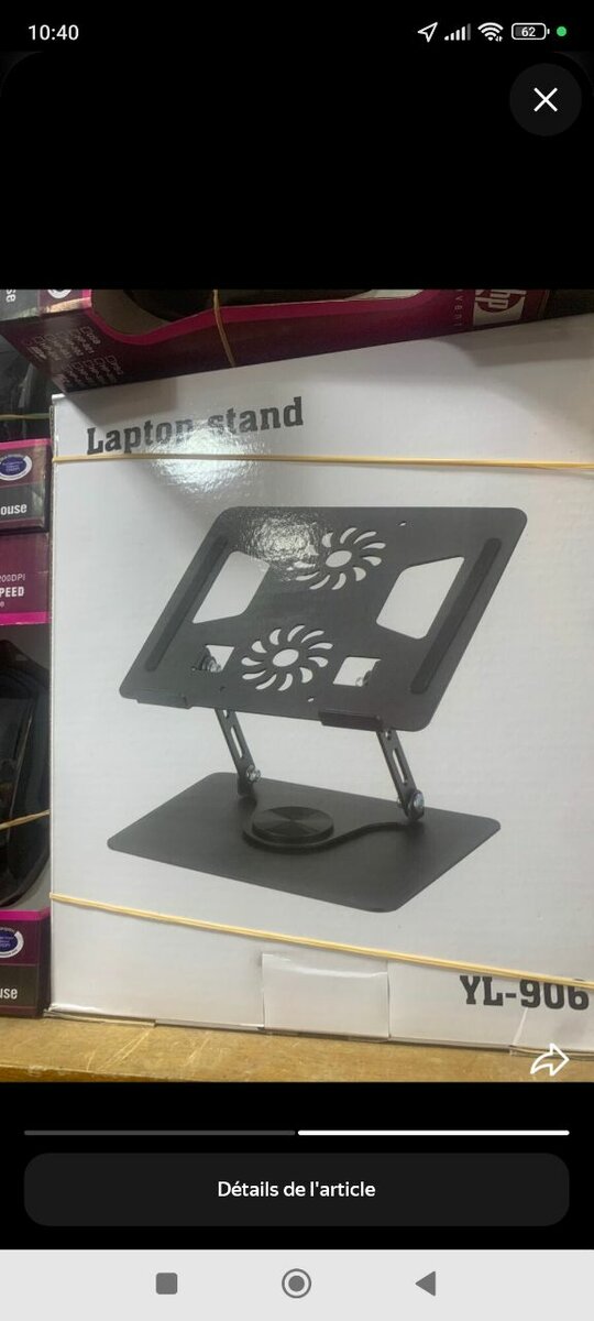 Support pour Ordinateur Portable