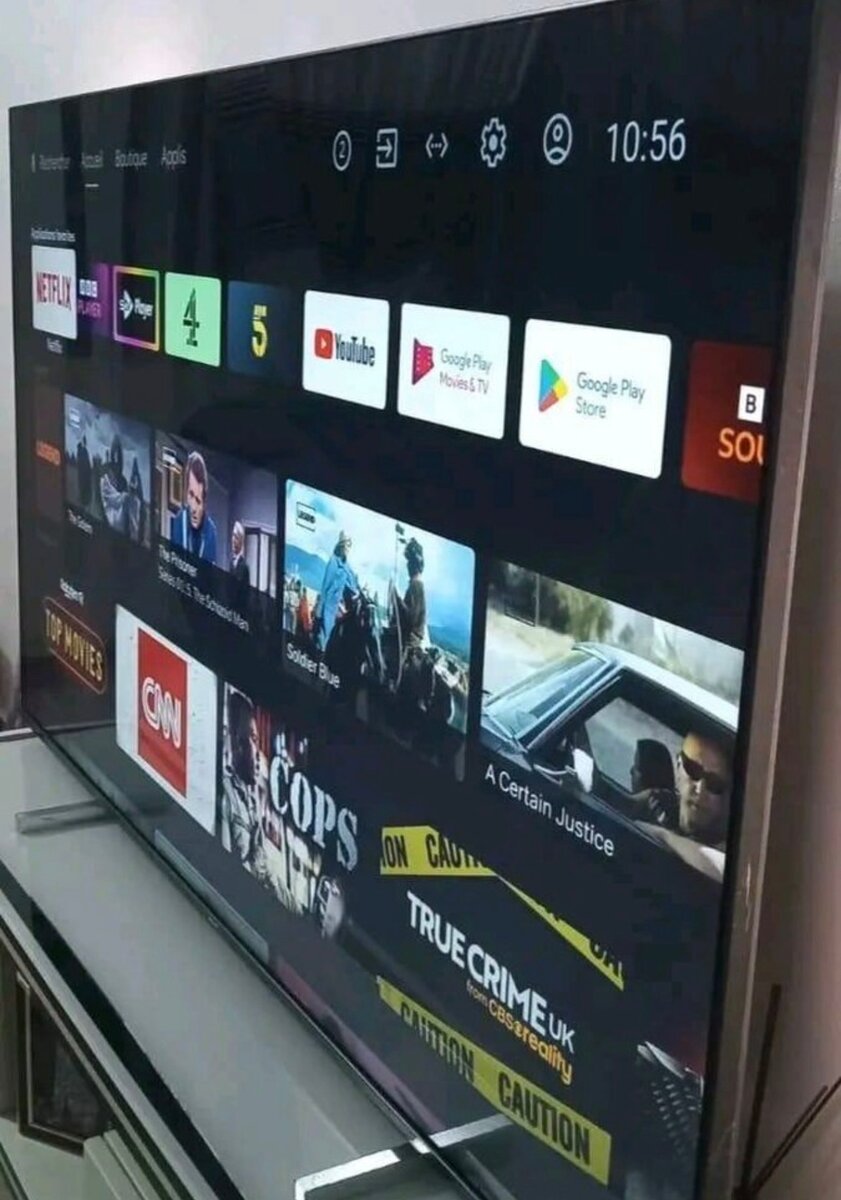 Téléviseur LED 4K Smart 55"