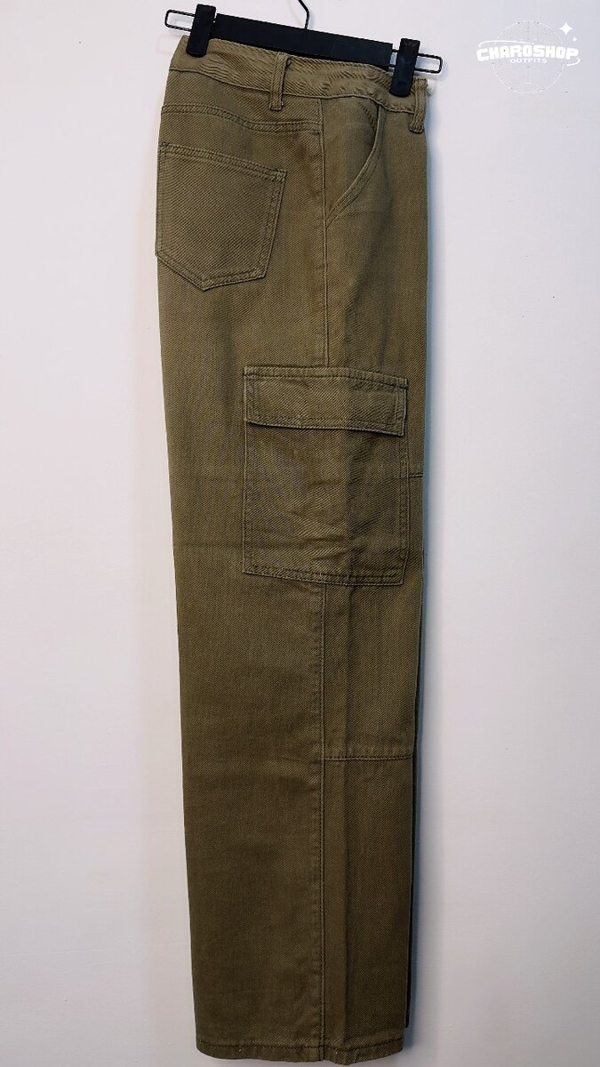 Pantalon cargo kaki homme