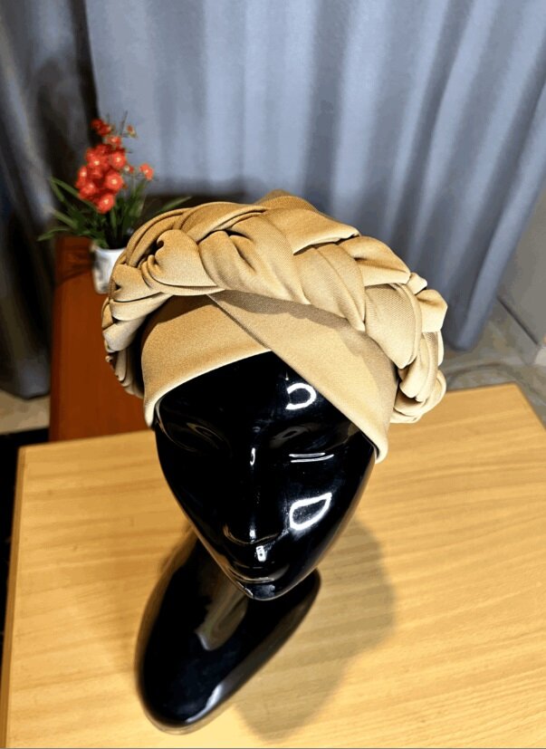 Braided Turban gold