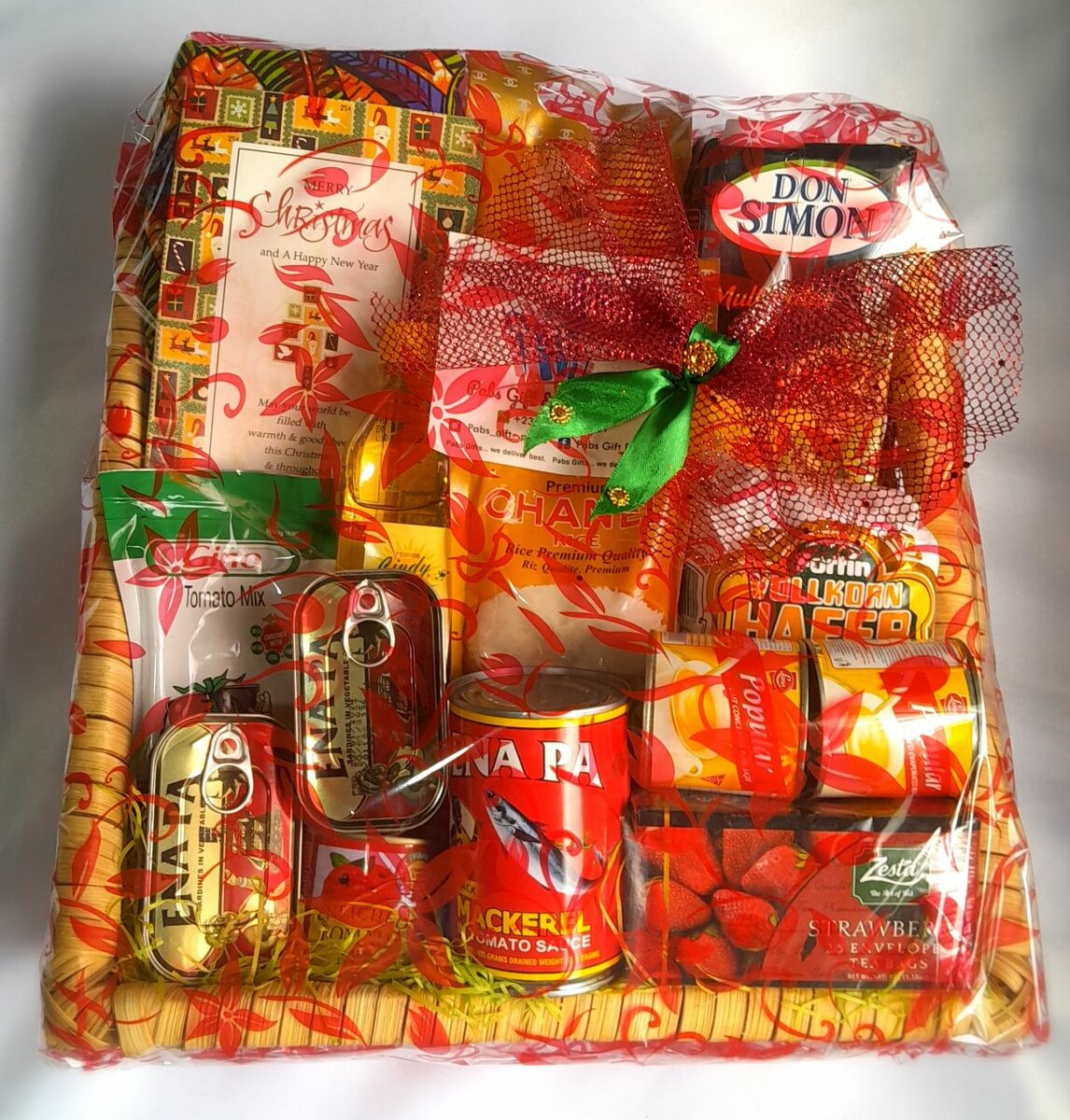 Beautiful Christmas hampers