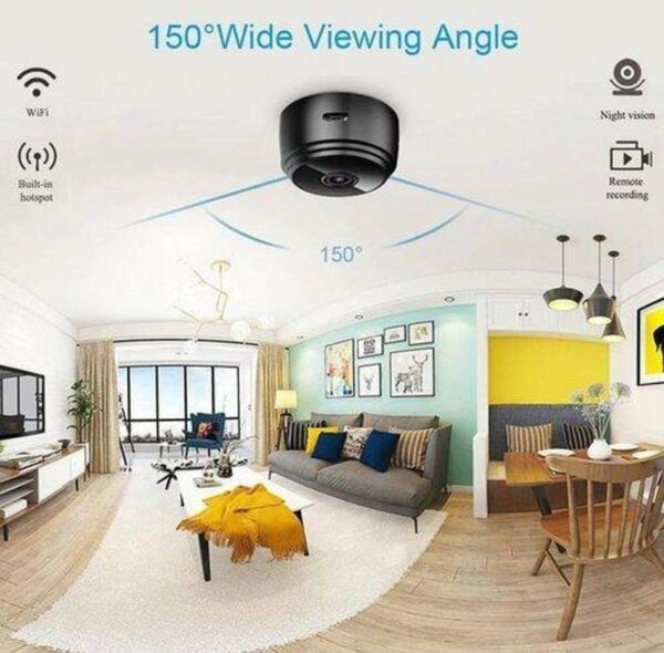 Mini Caméra Surveillance WiFi Full HD