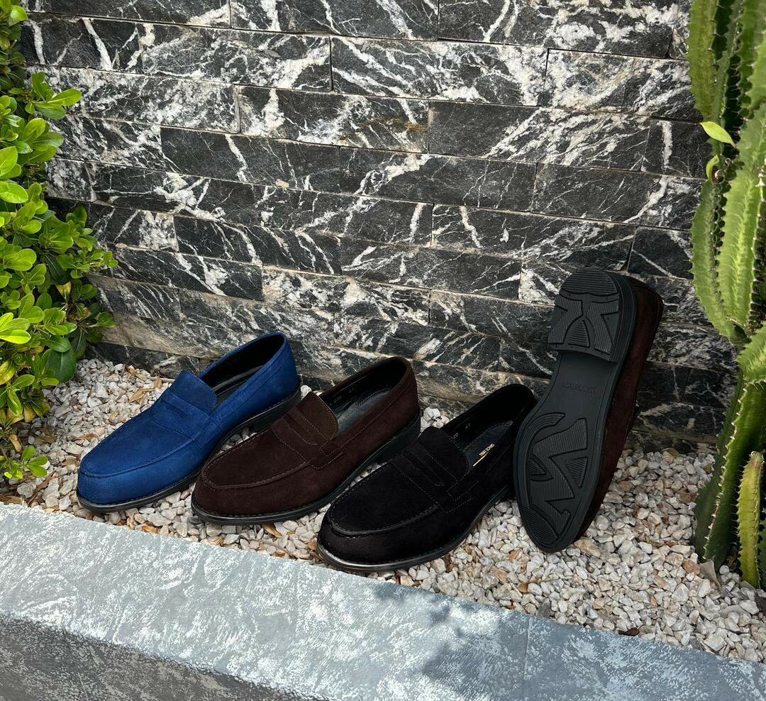 Mocassins en daim élégants