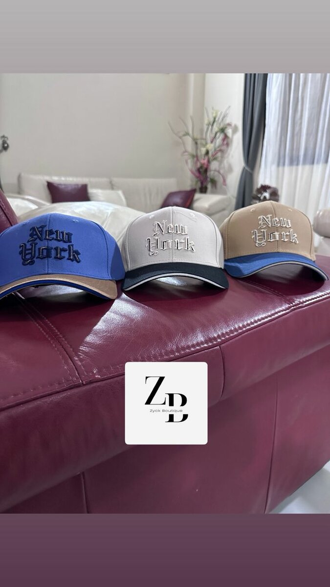 Casquettes "New York" Stylées