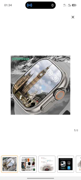 Montre connectée étanche