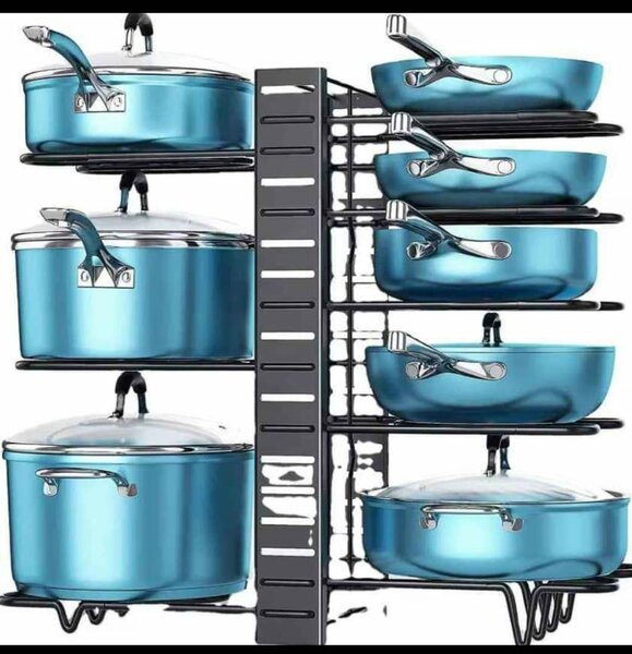 Étagère à casseroles polyvalente