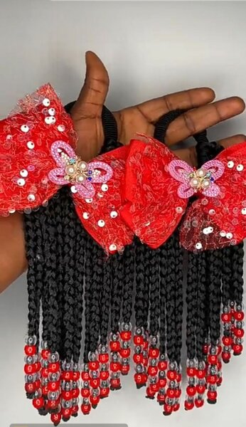 Extensions Tressées avec Perles
