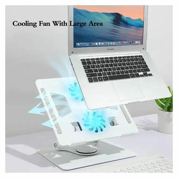 Support pour ordinateur portable avec ventilateur