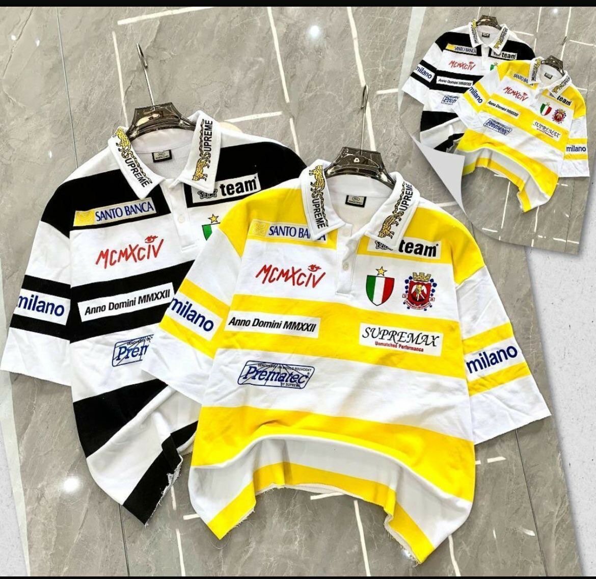 T-shirt rugby style coloré