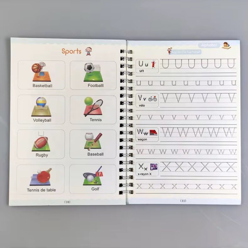 Cahier 3D réutilisable