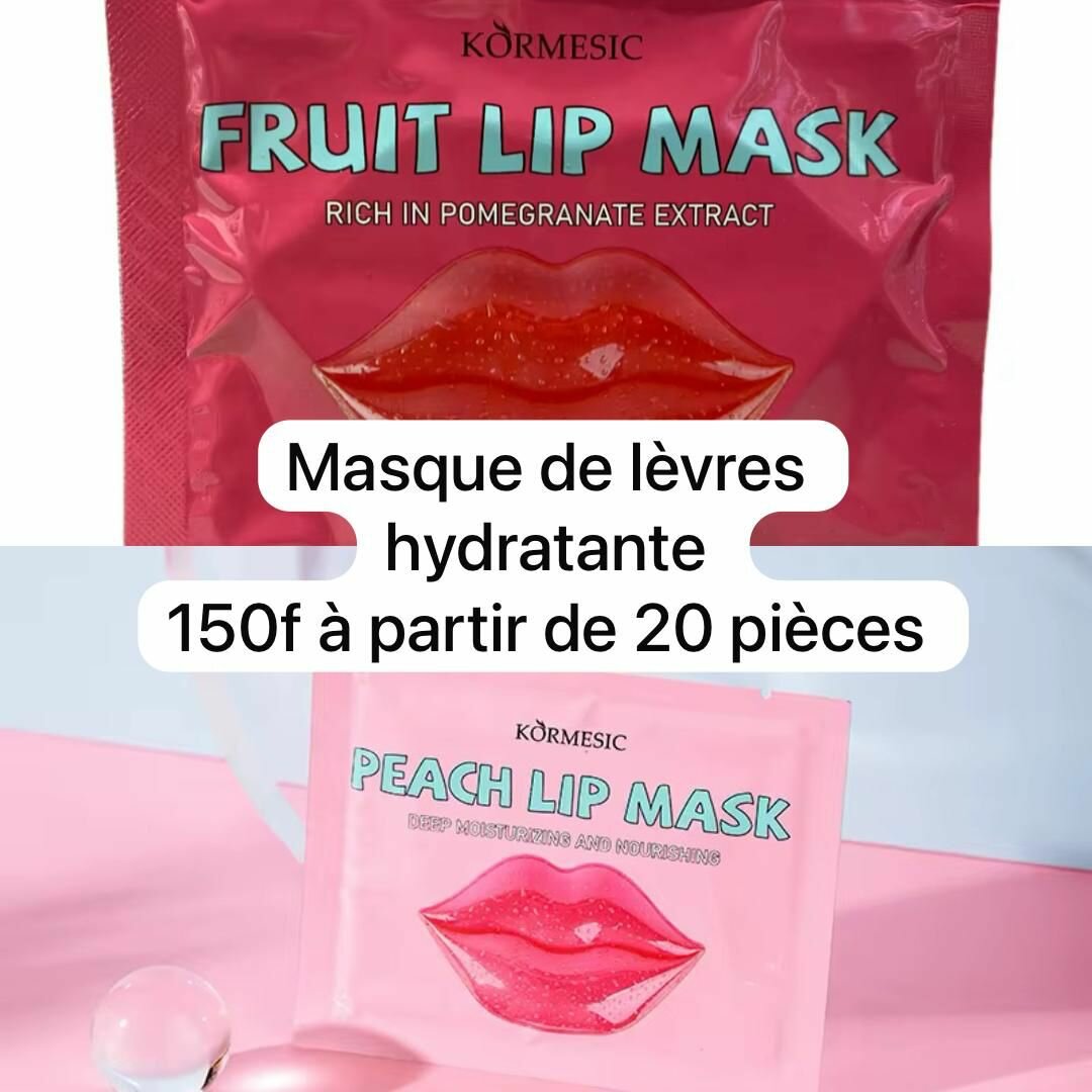 20 Masques Lèvres Hydratant
