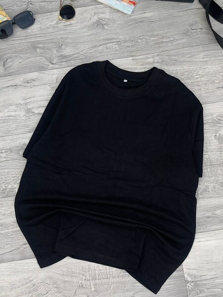 T-shirt uni colore en coton