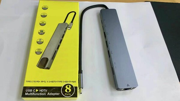 Type C 8 in1 adapter