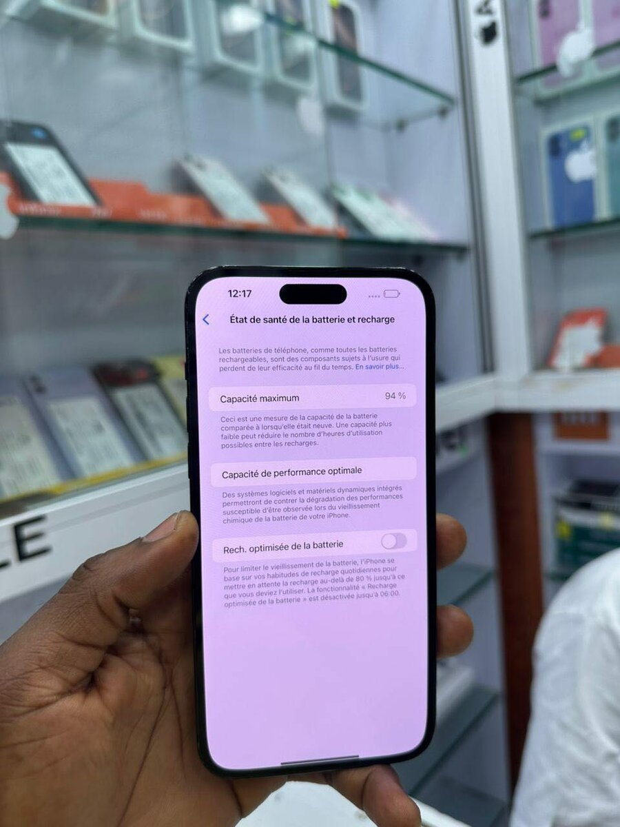 14 pro 256 giga écran changé