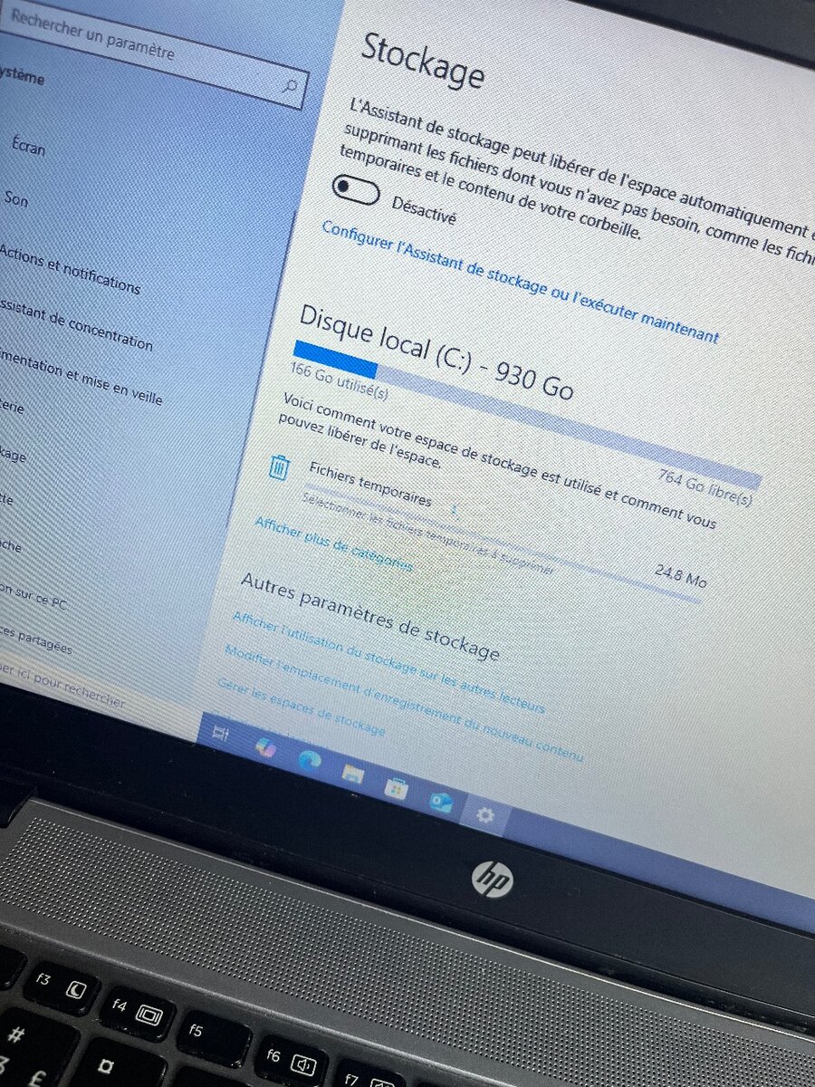 Ordinateur Portable HP 8Go RAM