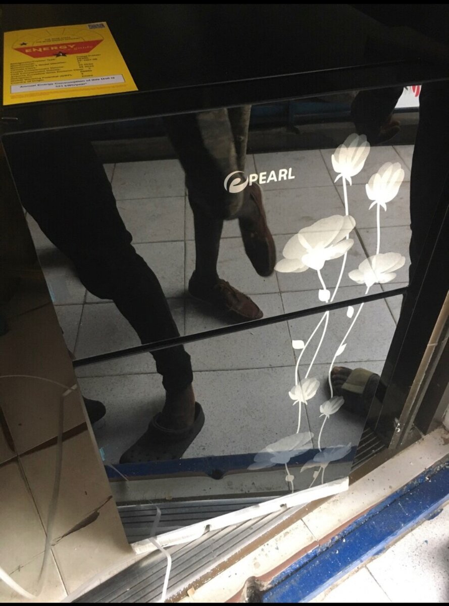 Pearl table top fridge, double door