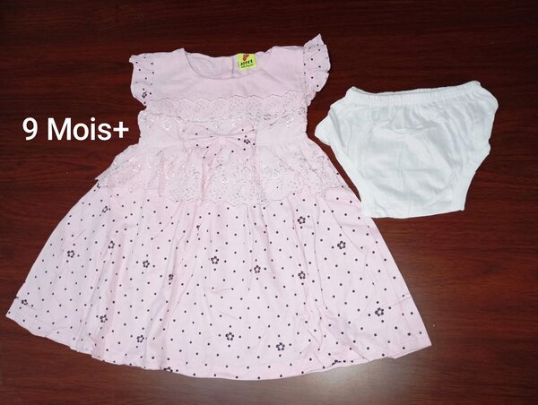 Robe Bébé Fille 9 Mois