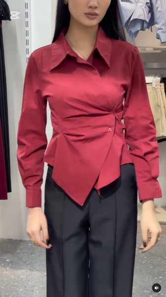 приталенная рубашка