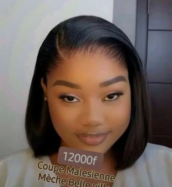 Perruque élégante courte