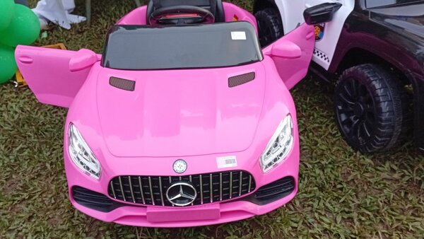 Voiture électrique pour enfants rose