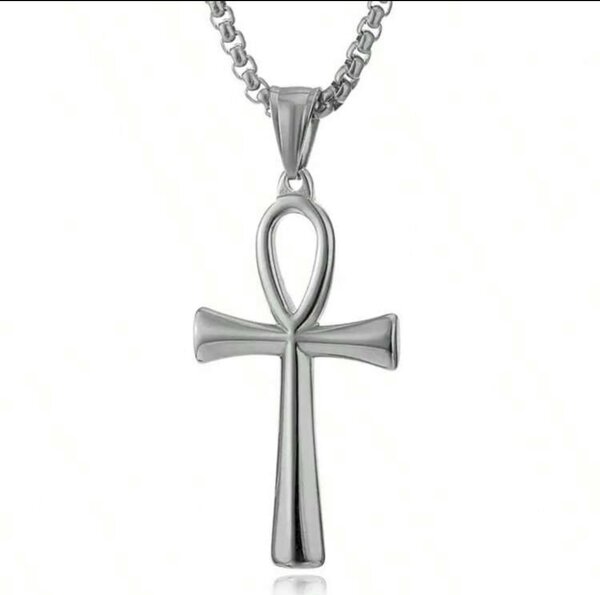Collier Croix Ankh Acier