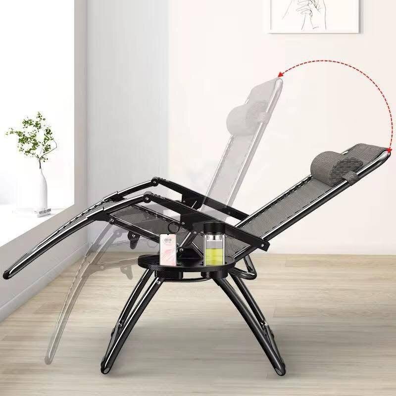 Chaise longue pliable confortable