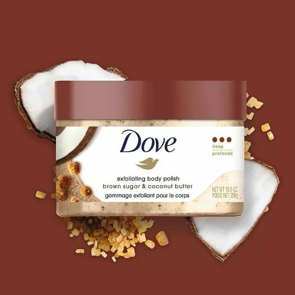 Dove brown sugar and coconut butter body polish