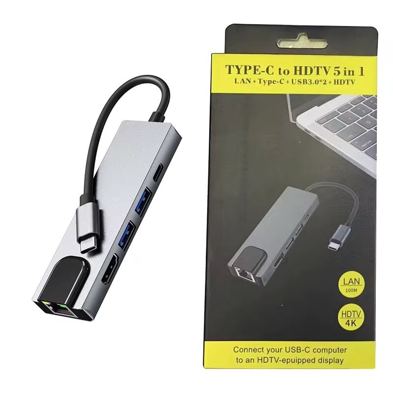 Adaptateur USB-C 5 en 1